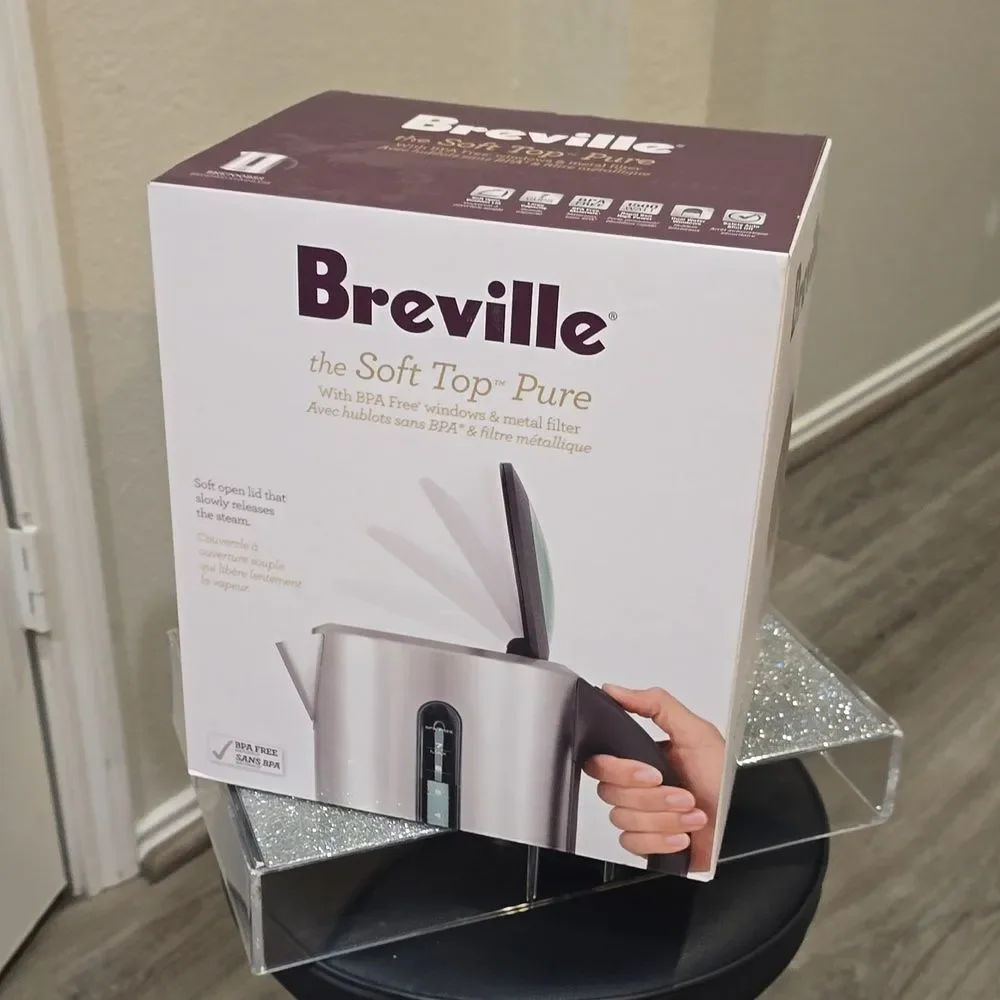 Breville The Soft Top Pure Kettle- Brushed Stainless Steel